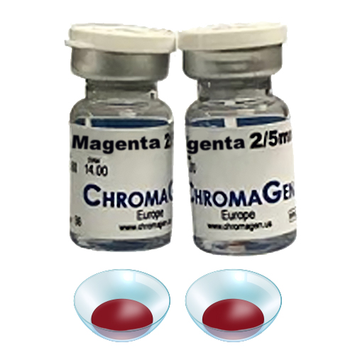 ChromaGen Contact Lenses in Magenta color